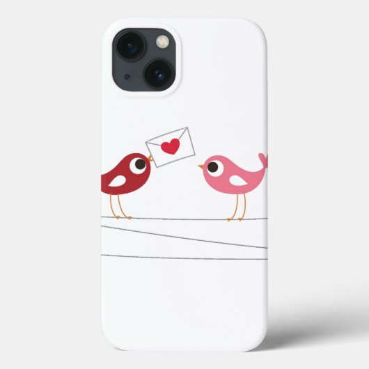 vogelliefdeskaart Case-Mate iPhone case (Achterkant)