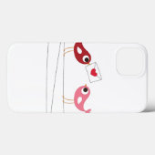 vogelliefdeskaart Case-Mate iPhone case (Achterkant (horizontaal))