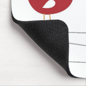 vogelliefdeskaart muismat (Hoek)