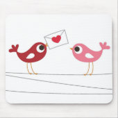 vogelliefdeskaart muismat (Voorkant)