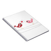 vogelliefdeskaart notitieboek (Rechterzijde)