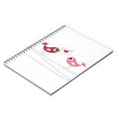 vogelliefdeskaart notitieboek (Linkerzijde)