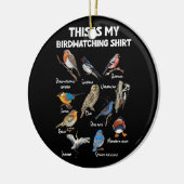 Vogelliefhebber Birdwatcher Birder Dit is mijn Bir Keramisch Ornament (Links)