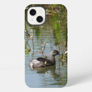 Vogelliefhebber! Fuut zwemt in vijver iPhone 13 Hoesje