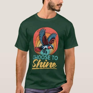 Vogelliefhebber kiest voor Shine Ornithologist vin T-shirt