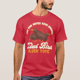 Vogelliefhebber Nieuw-Zeeland Kiwi Vogelmeisje T-shirt