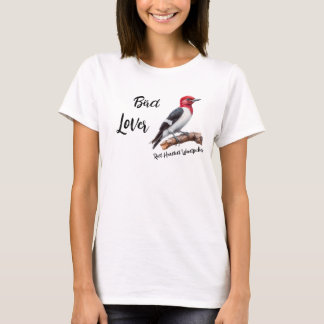 Vogelliefhebber Red Headed Woodpecker T-shirt