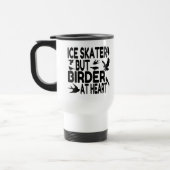 Vogelliefhebber schaatser reisbeker (Links)