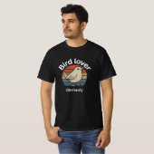 Vogelliefhebber T-shirt – Schattige Bird Graphic T (Voorkant volledig)