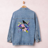 Vogelliefhebbers Bloemige Merel Spijkerjas Denim Jacket (Hangar)