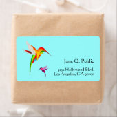 Vogelliefhebbers kolibries etiket (Insitu)