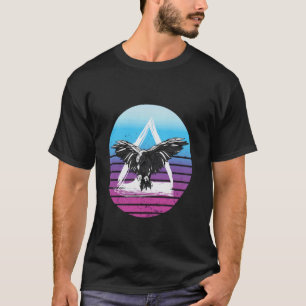 Vogelliefhebbers majestueuze kraai krachtige vleug t-shirt