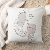 Vogelliefhebbers moody herfst schattige cartoon kussen (Deken)