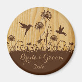 Vogelliefhebbers redden de datummagneet magneet (Voorkant)