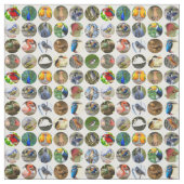 Vogelliefhebbers stof (Swatch)