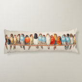 Vogellijn en duif lichaamskussen (Achterkant)