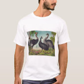Vogelloze vogels emu cassowary ostrich australië t-shirt (Voorkant)