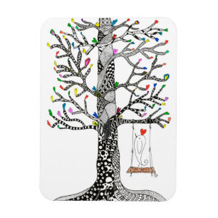 Vogelmagneten 3 "x4" magneet