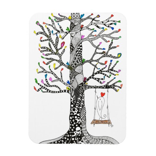 Vogelmagneten 3 "x4" magneet (Verticaal)