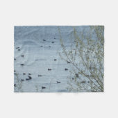 Vogelmeer Fleece Deken (Voorkant (Horizontaal))