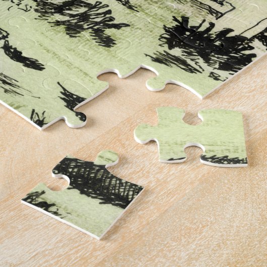 Vogelmeisje, Bonaventure begraafplaats, Savannah,  Legpuzzel (Zijkant)