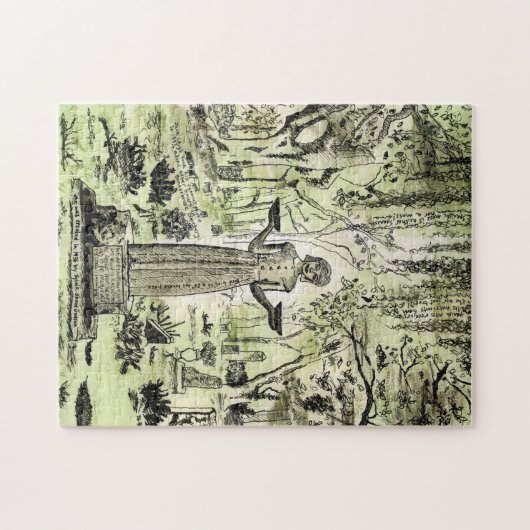 Vogelmeisje, Bonaventure begraafplaats, Savannah,  Legpuzzel (Horizontaal)