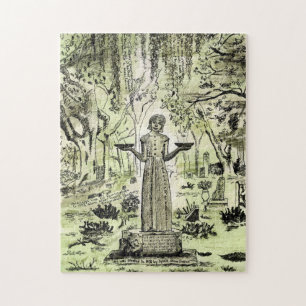 Vogelmeisje, Bonaventure begraafplaats, Savannah,  Legpuzzel