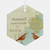  vogelmeisje van de  zeebaars van Ornamenten (Achterkant)