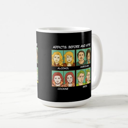 Vogelmeme Koffiemok (Voorkant rechts)