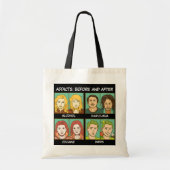 Vogelmeme Tote Bag (Voorkant)