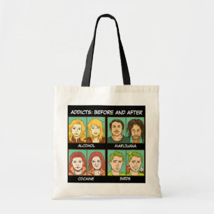 Vogelmeme Tote Bag