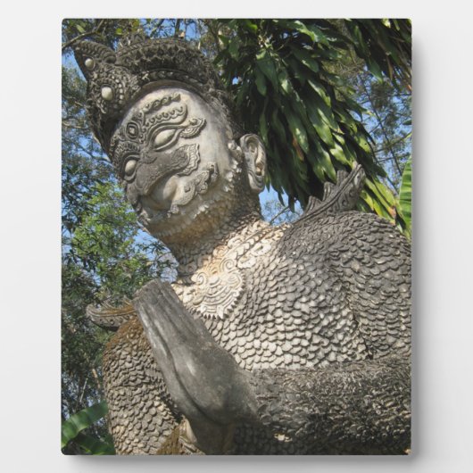 Vogelmens Wai ... Nong Khai, Isaan, Thailand Fotoplaat (Voorkant)