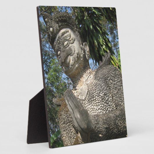 Vogelmens Wai ... Nong Khai, Isaan, Thailand Fotoplaat (Zijkant)