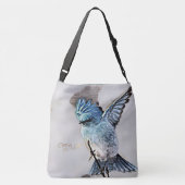 Vogelmodellen: Berg Bluebird 01-02 Crossbody Tas (Achterkant)