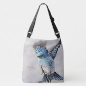 Vogelmodellen: Berg Bluebird 01-02 Crossbody Tas (Voorkant)