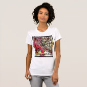 Vogelmodellen:  pacocks 01 t-shirt (Voorkant volledig)