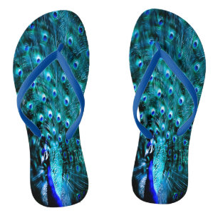 Vogelmodellen: pacocks 03-01 teenslippers