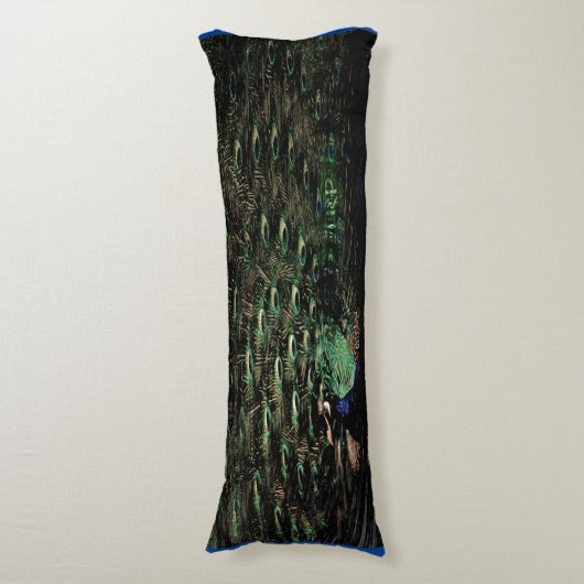 Vogelmodellen:  pacocks 03-05 lichaamskussen (Voorkant Verticaal)