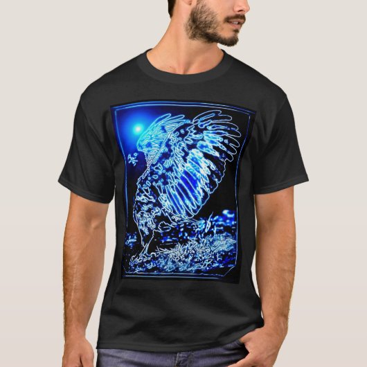 Vogelmodellen: vergrote adelaar 01-01 t-shirt (Voorkant)