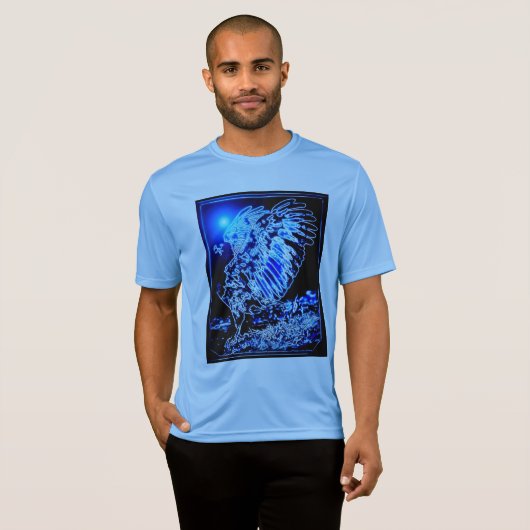Vogelmodellen: vergrote adelaar 01-01 t-shirt (Voorkant volledig)