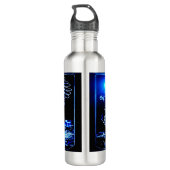 Vogelmodellen: vergrote adelaar 01-01 waterfles  (Achterkant)