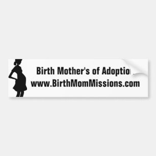 Vogelmoederhommel voor adoptie bumpersticker