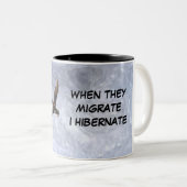 VogelMok Tweekleurige Koffiemok (Voorkant rechts)