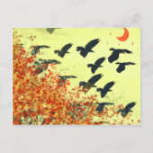 Vogelmoon Briefkaart (Voorkant)