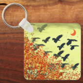 Vogelmoon Sleutelhanger (Voorkant)