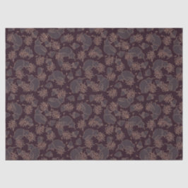 Vogelmotief op donker en elegant tissuepapier