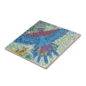 Vogelmozaïek Tegeltje (Zijkant)