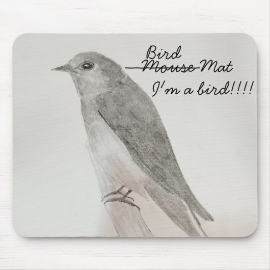 Vogelmuis mat muismat (Voorkant)