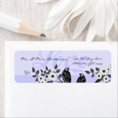  vogelMusical Lila Adres Etiket (Insitu)