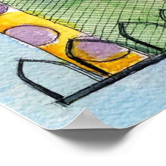 vogelmuur poster (Hoek)